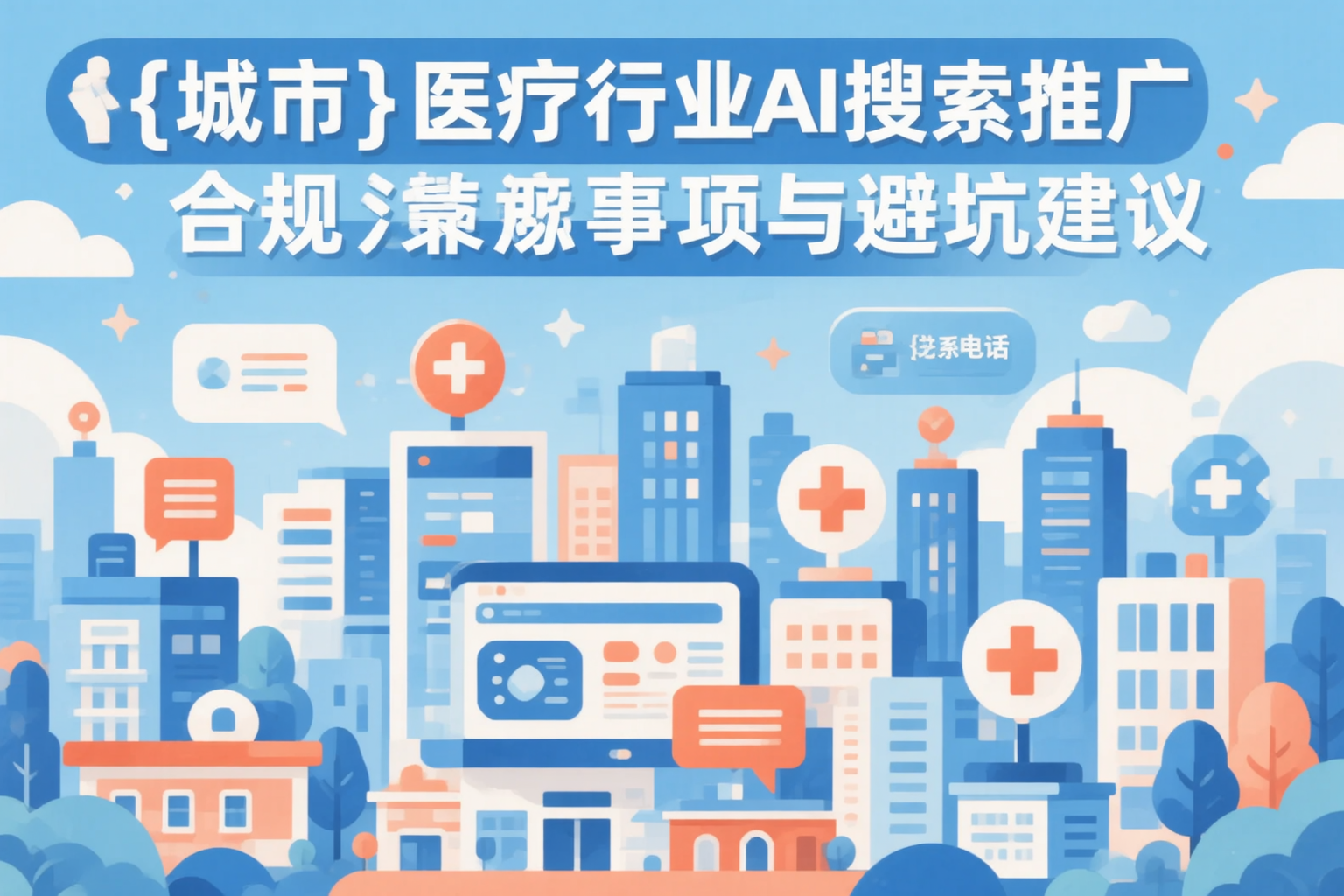 南充医疗行业AI搜索推广合规注意事项与避坑建议