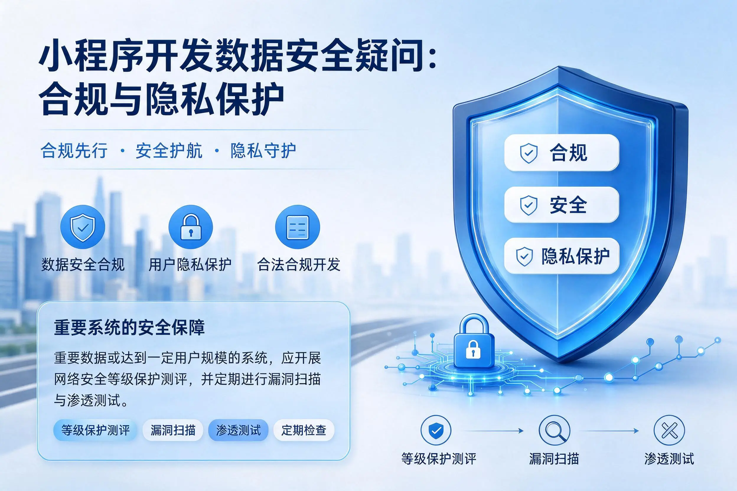 南充小程序开发数据安全疑问：合规与隐私保护